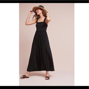 Anthropologie Audre Tie Back Maxi Dress